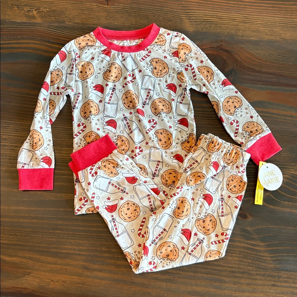 NWT Cookies & Milk PJs. Kids XS.
